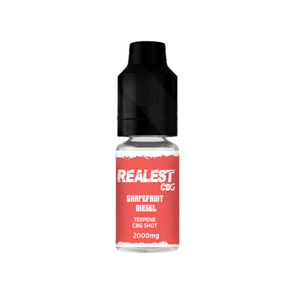 Realest CBD 2000mg Terpen Infused CBG Booster Shot 10ml (1 SATIN AL 1 BEDAVA)