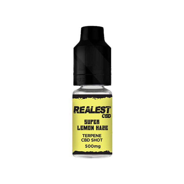 Realest CBD 500mg Terpene Infused CBD Booster Shot 10ml (COMPRE 1 OBTENGA 1 GRATIS)