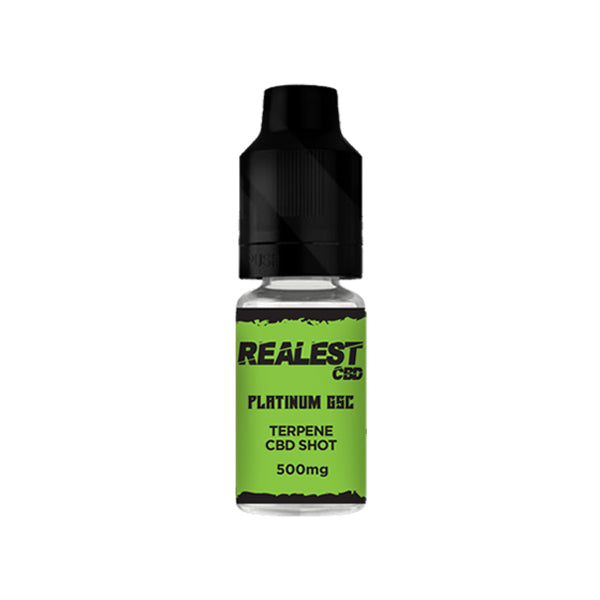 Realest CBD 500mg Terpene Infused CBD Booster Shot 10ml (COMPRE 1 OBTENGA 1 GRATIS)