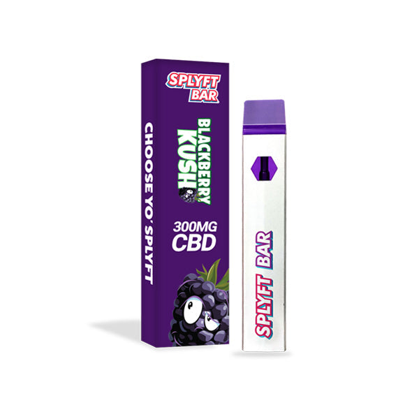 SPLYFT BAR Vape desechable de CBD de espectro completo de 300 mg - 12 sabores