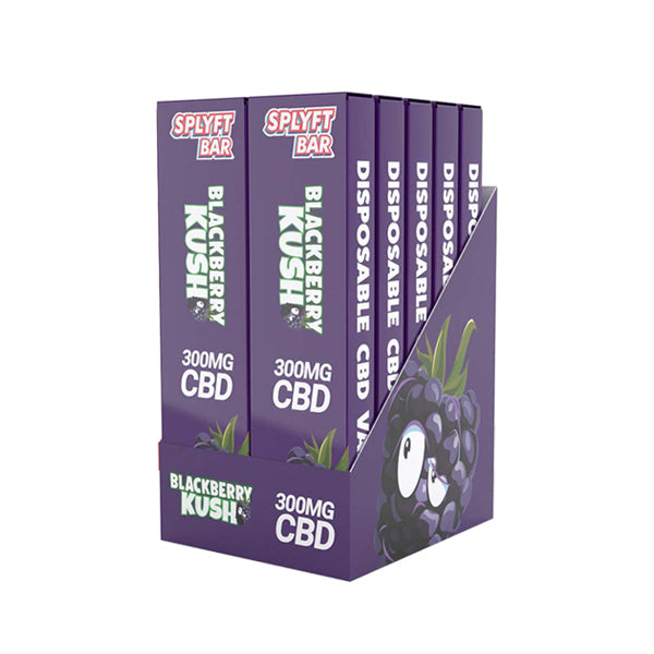 SPLYFT BAR Vape desechable de CBD de espectro completo de 300 mg - 12 sabores