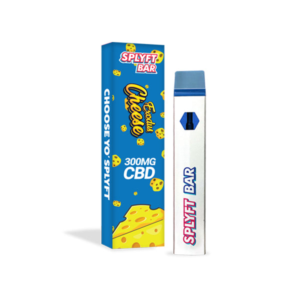 SPLYFT BAR Vape desechable de CBD de espectro completo de 300 mg - 12 sabores