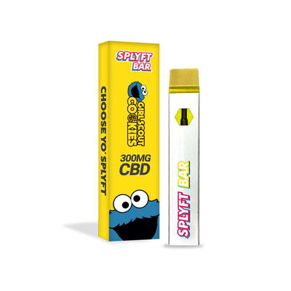 SPLYFT BAR Vape desechable de CBD de espectro completo de 300 mg - 12 sabores