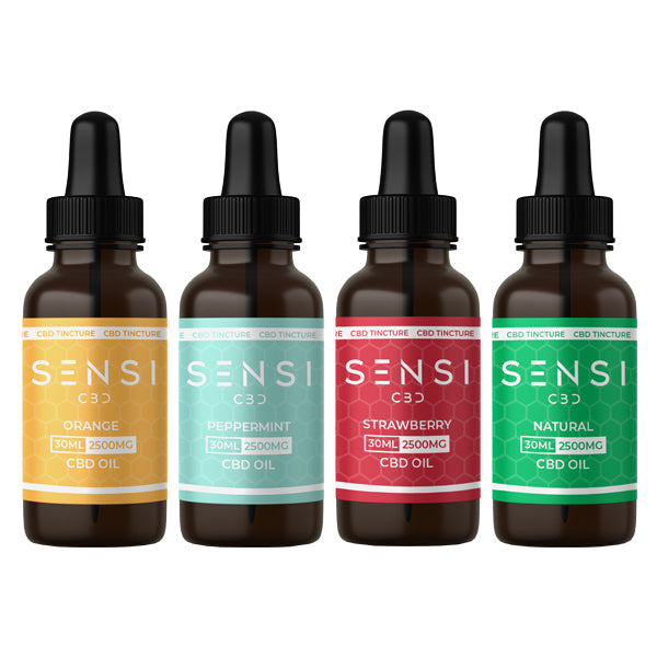 Sensi CBD 2500mg CBD Tentür Yağı 30ml (1 SATIN AL 1 BEDAVA)