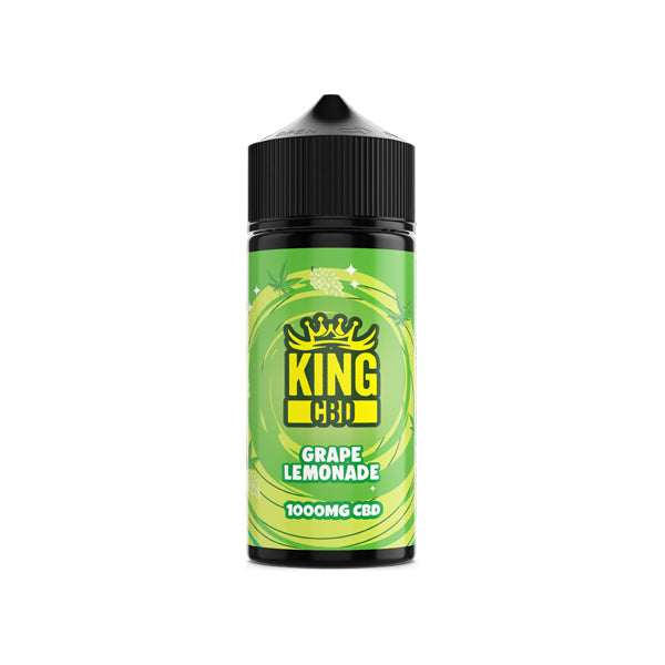 King CBD 1000mg CBD E-líquido 120ml (COMPRE 1 OBTENGA 1 GRATIS)