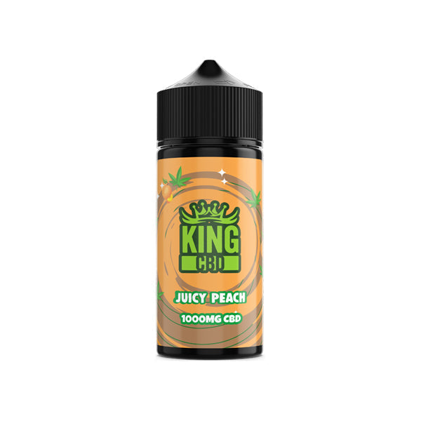 King CBD 1000mg CBD E-líquido 120ml (COMPRE 1 OBTENGA 1 GRATIS)