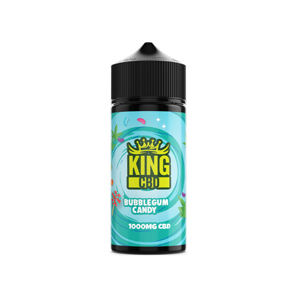 King CBD 1000mg CBD E-líquido 120ml (COMPRE 1 OBTENGA 1 GRATIS)