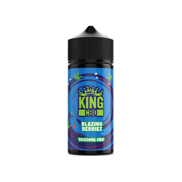 King CBD 1000mg CBD E-líquido 120ml (COMPRE 1 OBTENGA 1 GRATIS)