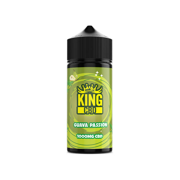 King CBD 1000mg CBD E-líquido 120ml (COMPRE 1 OBTENGA 1 GRATIS)