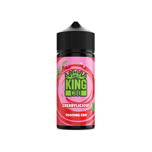 King CBD 1000mg CBD E-líquido 120ml (COMPRE 1 OBTENGA 1 GRATIS)