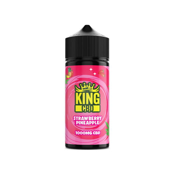 King CBD 1000mg CBD E-líquido 120ml (COMPRE 1 OBTENGA 1 GRATIS)