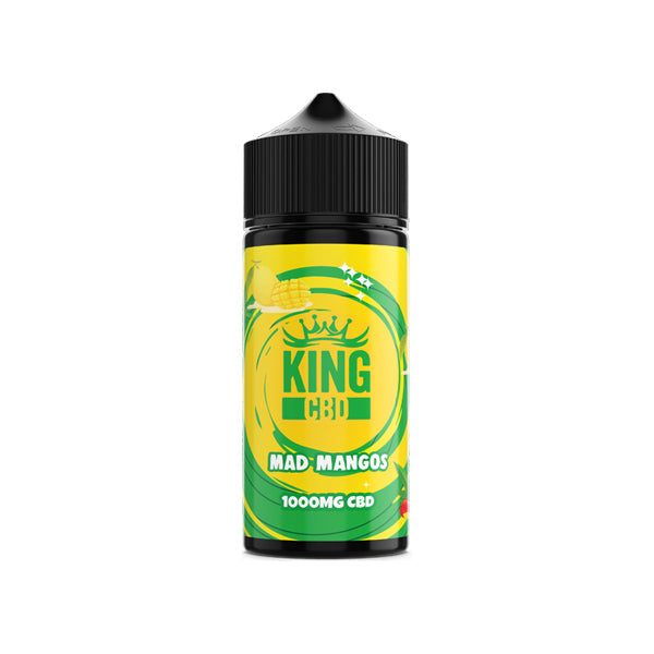 King CBD 1000mg CBD E-líquido 120ml (COMPRE 1 OBTENGA 1 GRATIS)