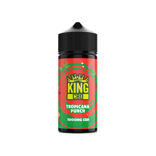 King CBD 1000mg CBD E-líquido 120ml (COMPRE 1 OBTENGA 1 GRATIS)