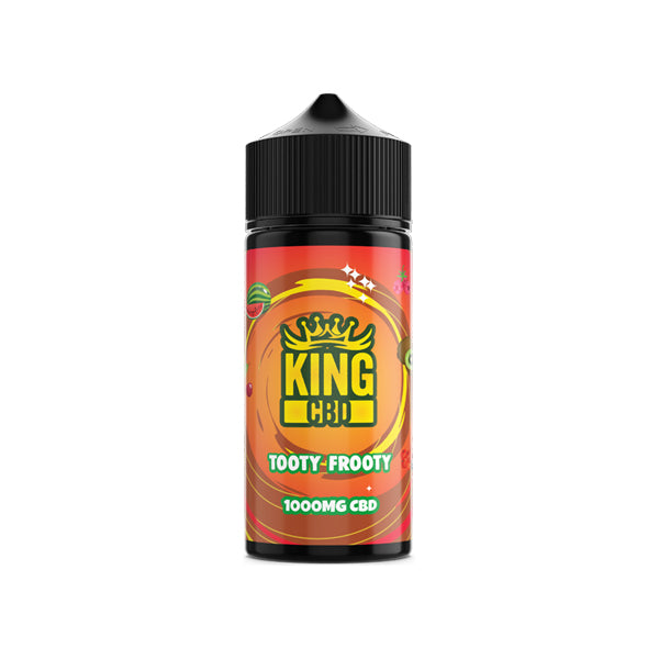 King CBD 1000mg CBD E-líquido 120ml (COMPRE 1 OBTENGA 1 GRATIS)