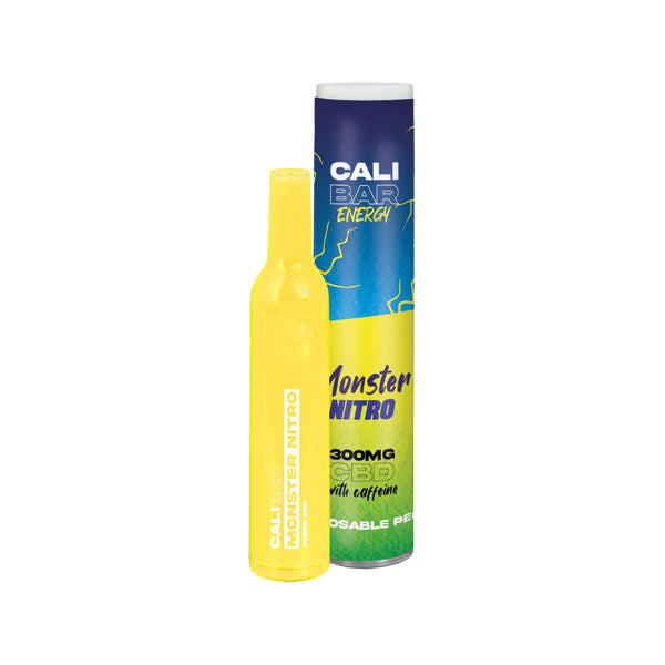 CALI BAR ENERGY con cafeína de espectro completo 300 mg CBD Vape desechable