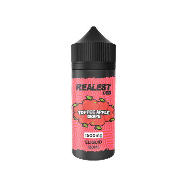 Realest CBD 1500mg Geniş Spektrumlu CBD E-Likit 120ml (1 SATIN AL 1 BEDAVA)