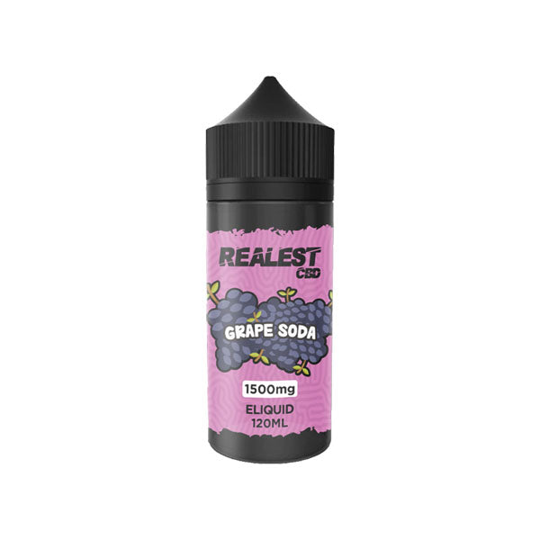 Realest CBD 1500mg Geniş Spektrumlu CBD E-Likit 120ml (1 SATIN AL 1 BEDAVA)