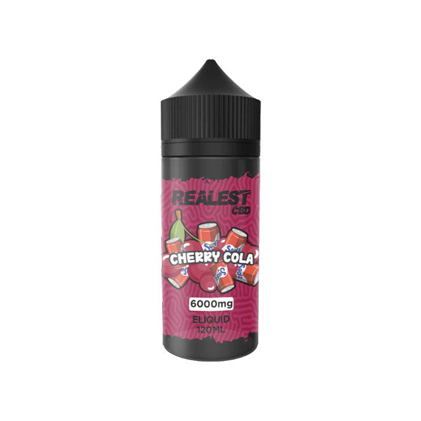 Realest CBD 6000 mg E-líquido de CBD de amplio espectro 120 ml (COMPRE 1 OBTENGA 1 GRATIS)