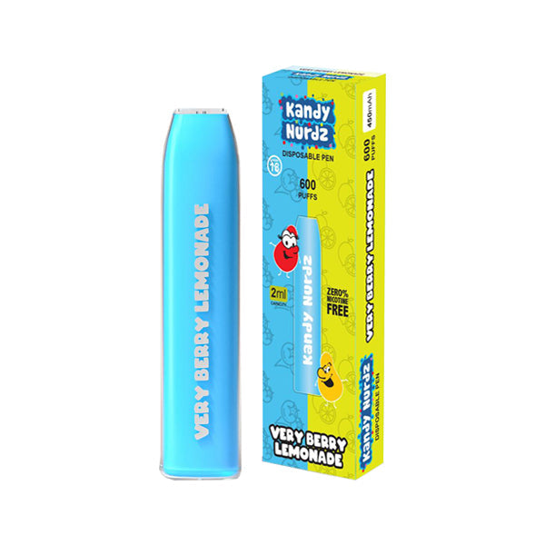 0mg Kandy Nurdz Bar Disposable Vape Pen 600 Puffs