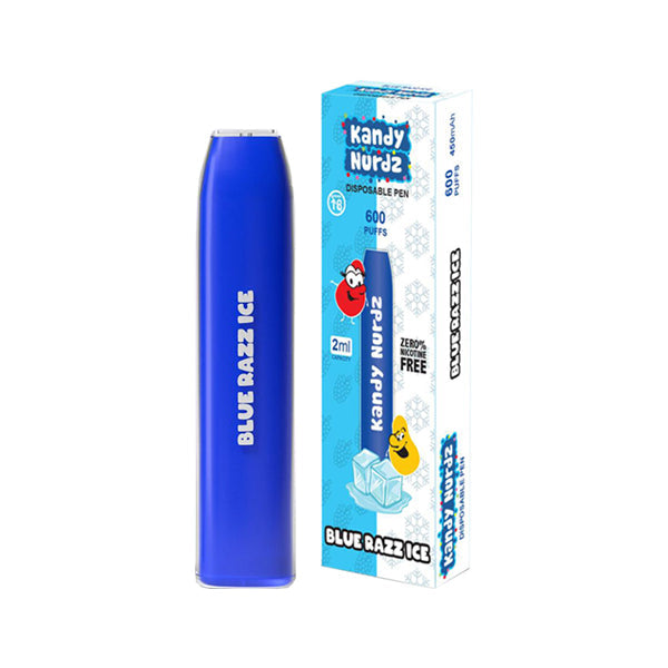 0mg Kandy Nurdz Bar Disposable Vape Pen 600 Puffs