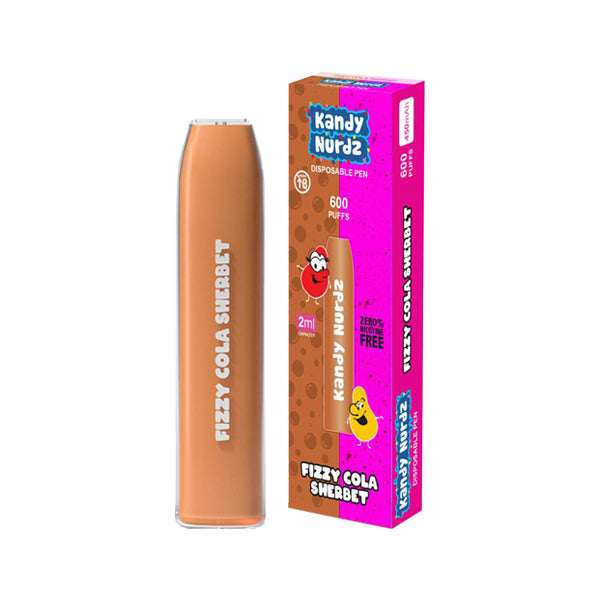 0mg Kandy Nurdz Bar Disposable Vape Pen 600 Puffs