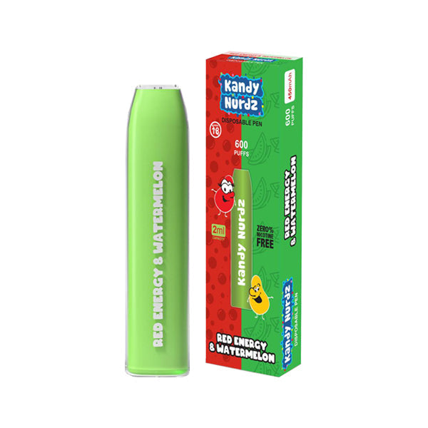 0mg Kandy Nurdz Bar Disposable Vape Pen 600 Puffs