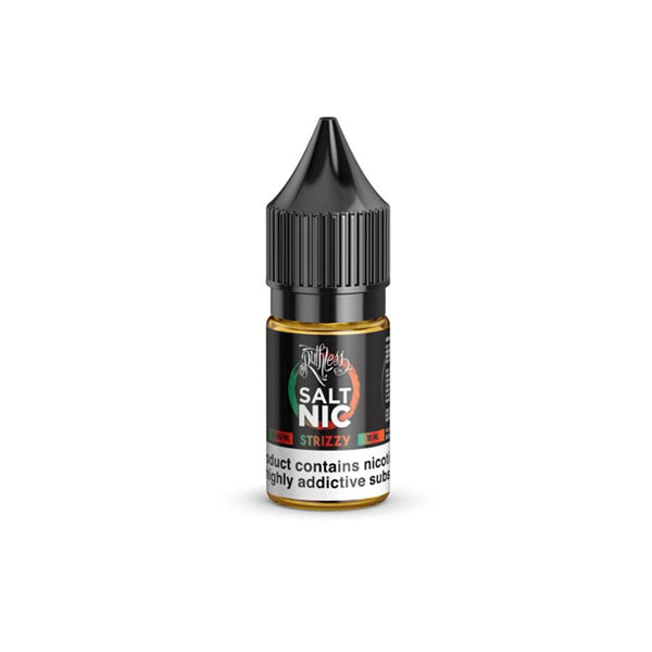 10 mg Ruthless 10 ml de sales de Nic con sabor (50VG/50PG)