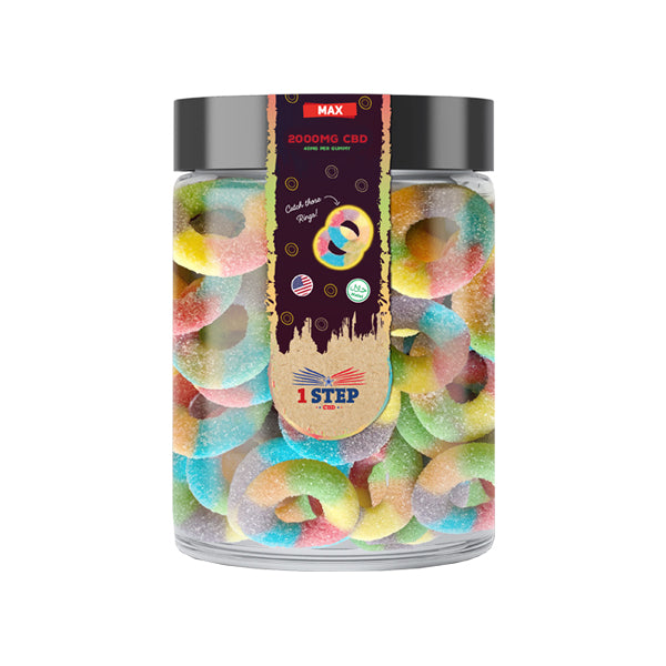 1 Adım CBD Max Neon Gummies 2000mg (400g) (1 SATIN AL 1 BEDAVA)