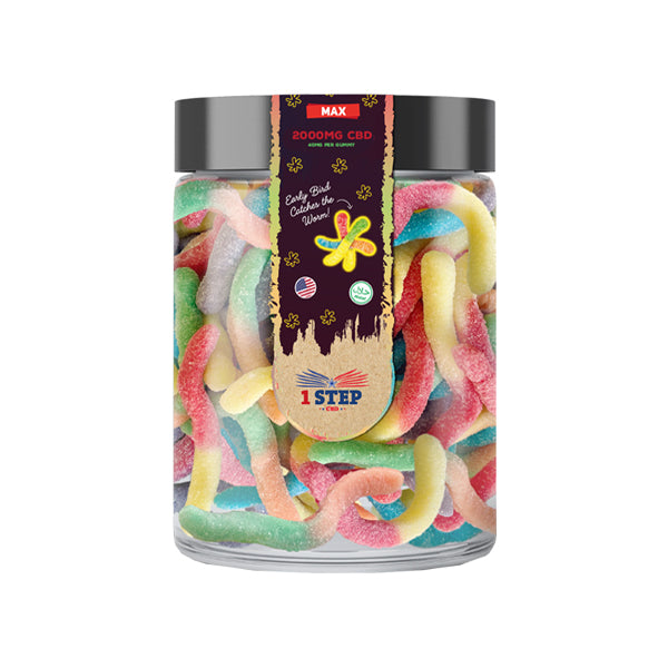 1 Adım CBD Max Neon Gummies 2000mg (400g) (1 SATIN AL 1 BEDAVA)