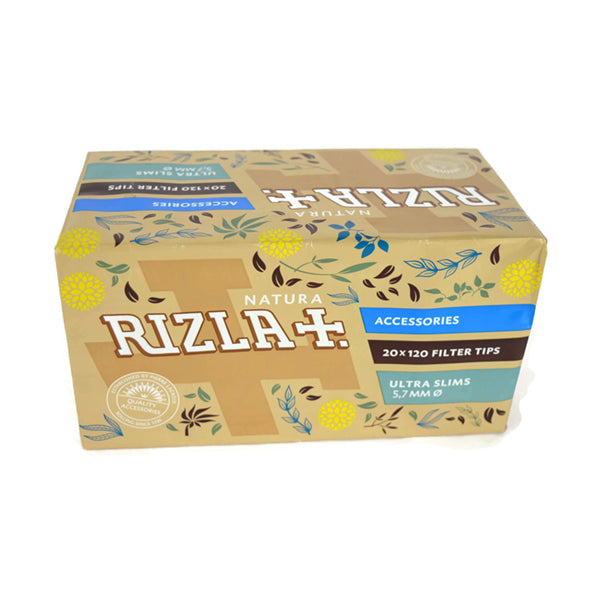 20'li Paket 5.7mm Natura Rizla Ultra İnce Filtre Uçları