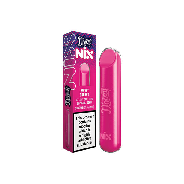 20mg Doozy Nix Disposable Vape Device 600 Puffs