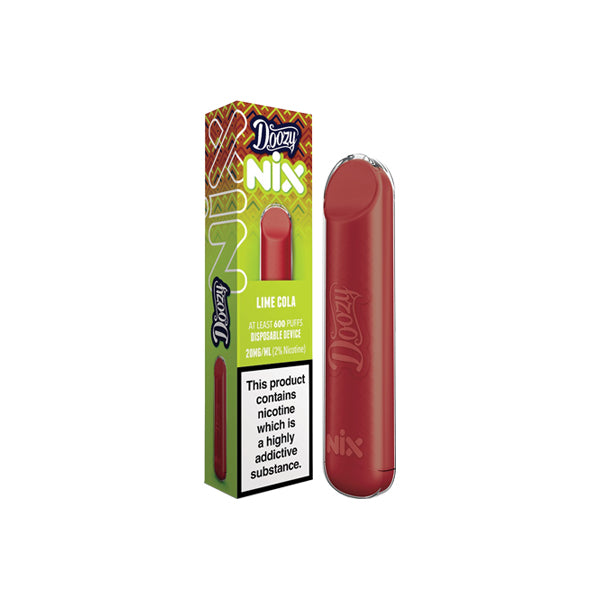 20mg Doozy Nix Disposable Vape Device 600 Puffs