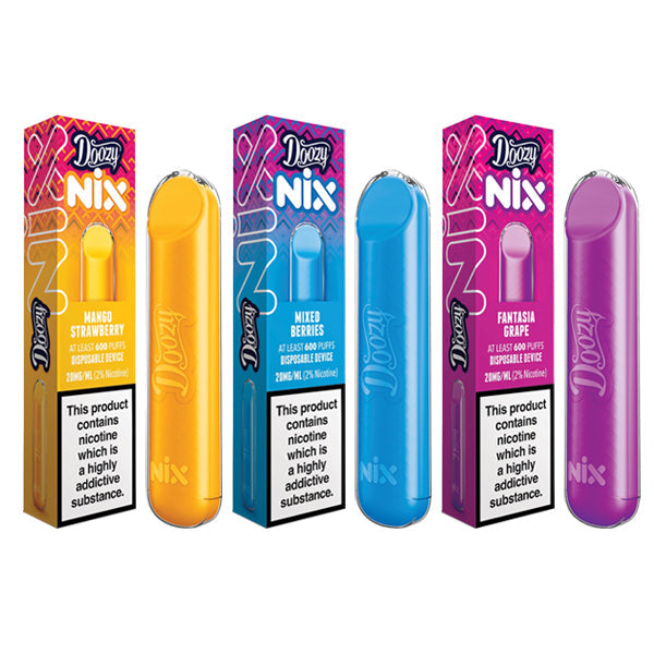 20mg Doozy Nix Disposable Vape Device 600 Puffs