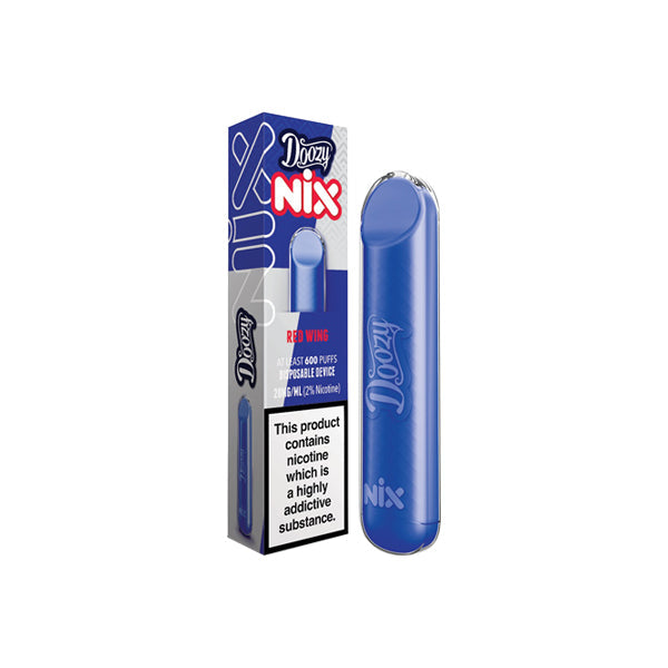 20mg Doozy Nix Disposable Vape Device 600 Puffs