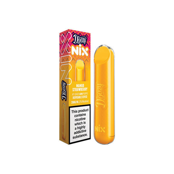 20mg Doozy Nix Disposable Vape Device 600 Puffs