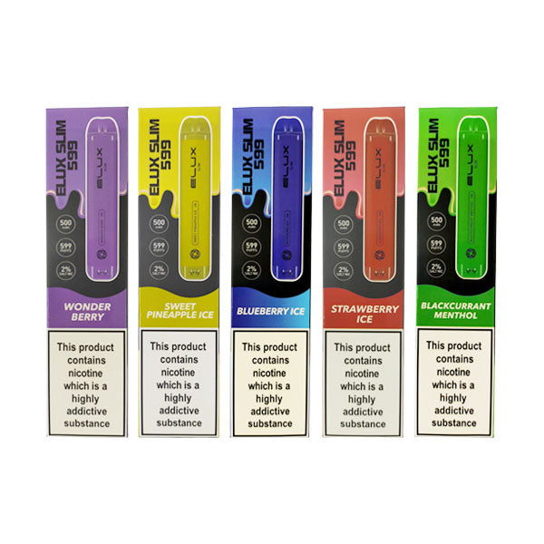 20mg Elux KOV Slim Disposable Vape Device 599 Puffs