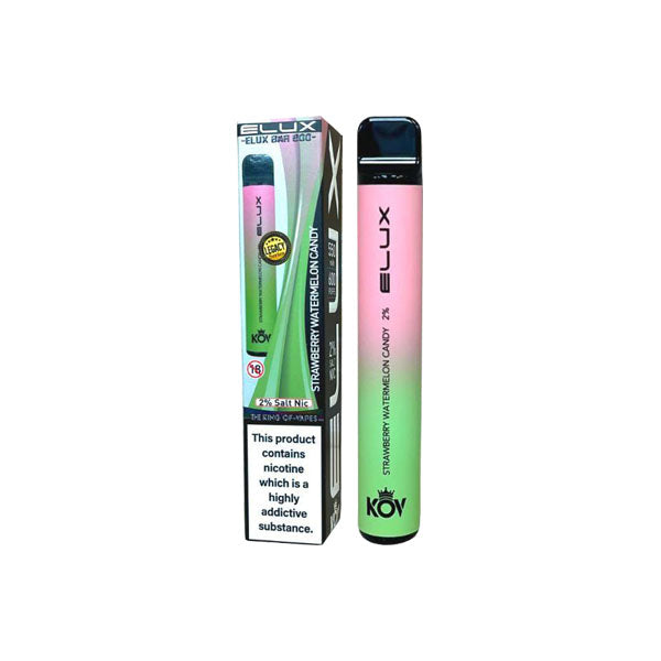 20mg Elux KOV Bar Legacy Series Disposable Vape Device 600 Puffs