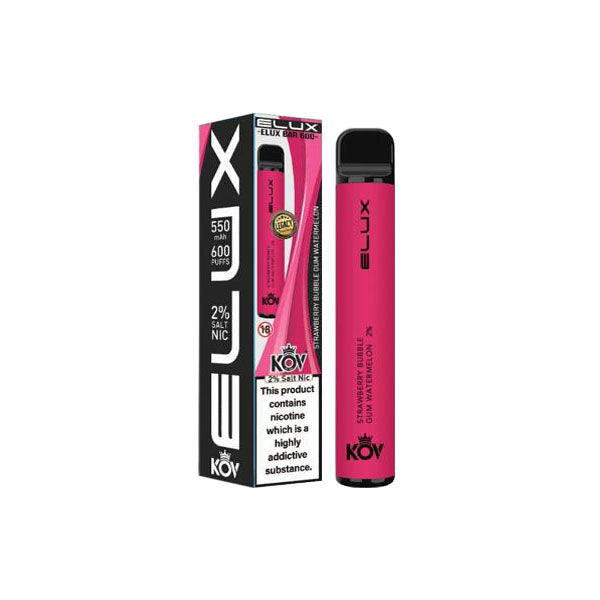 20mg Elux KOV Bar Legacy Series Disposable Vape Device 600 Puffs