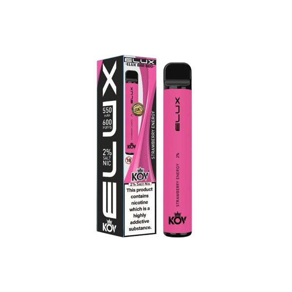 20mg Elux KOV Bar Legacy Series Disposable Vape Device 600 Puffs