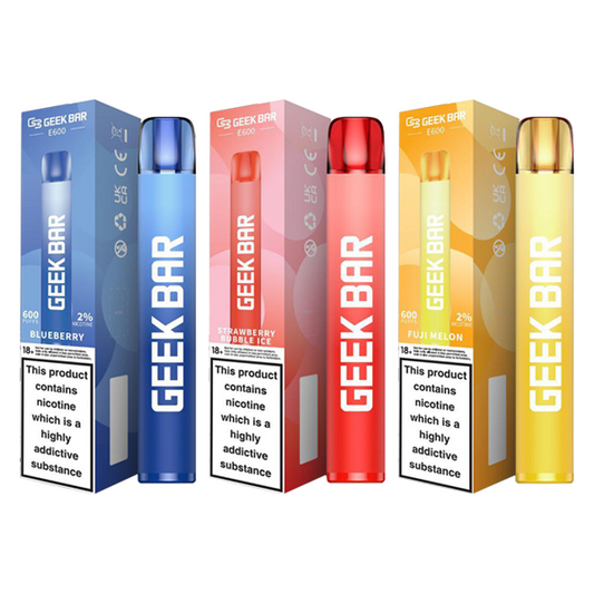 20 mg Geekvape Geek Bar E600 Dispositivo de vape desechable 600 bocanadas