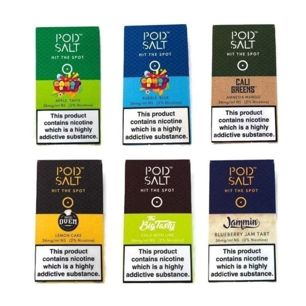 20mg Pod Salt Fusion - Sal de nicotina con sabor de 10ml (50VG/50PG)