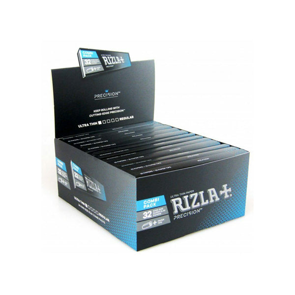 24 Rizla Precision Ultra İnce King Size İnce Kağıtlar + İpuçları Eco-Slim