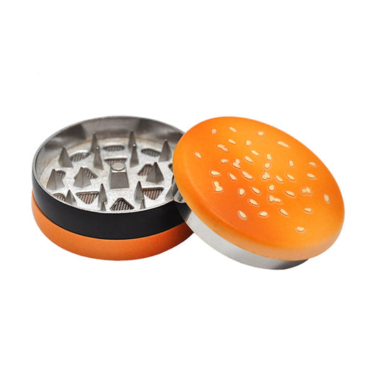 3 Parts Burger Shaped Tobacco Grinder - PH-1839