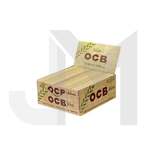 50 Papeles King Size Slim de Cáñamo Orgánico OCB