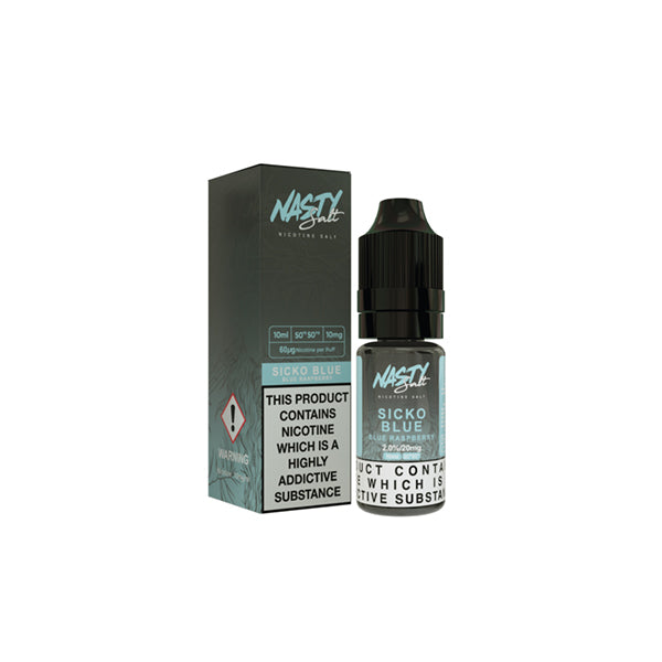 Nasty Salt 10mg 10ML Sabor Nic Sal (50VG/50PG)