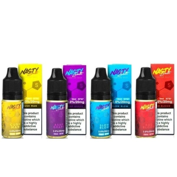 Nasty Salt 10mg 10ML Sabor Nic Sal (50VG/50PG)