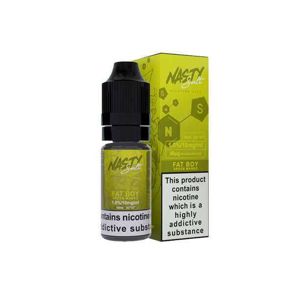 Nasty Salt 10mg 10ML Sabor Nic Sal (50VG/50PG)