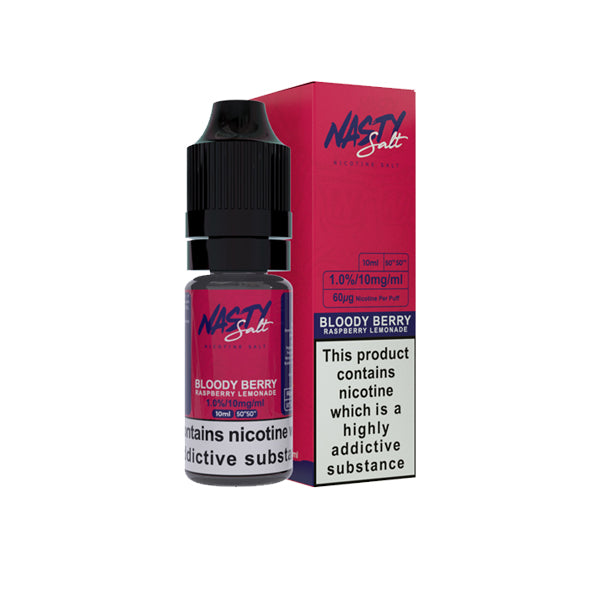 Nasty Salt 10mg 10ML Sabor Nic Sal (50VG/50PG)