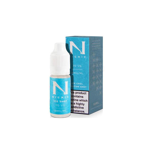 18mg Ice Cool Nic Shot 10ml por Nic Nic (70VG-30PG)