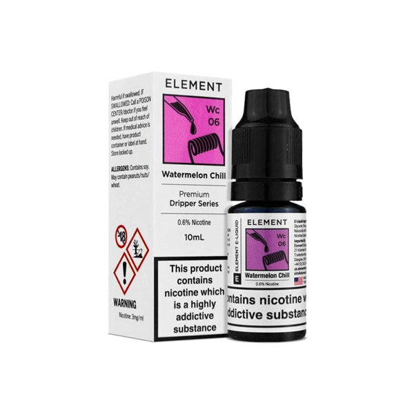 20MG Element Designer 10ML Sales de nicotina con sabor